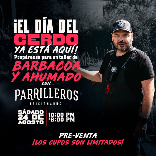 Taller de Bbq y Ahumados Cerdo - Parrilleros Aficionados