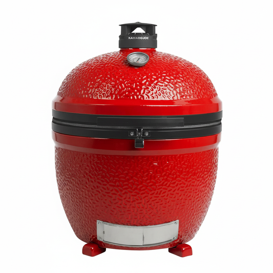 Kamado Joe Big Joe II Stand-Alone vista frontal fondo blanco